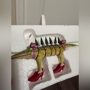 Department 56 Krinkles Festive Alligator Ornament